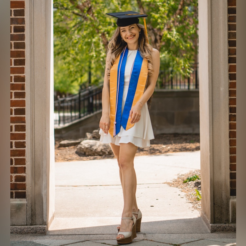 White Graduation Dress | Summer Dress - Picture 2 of 3